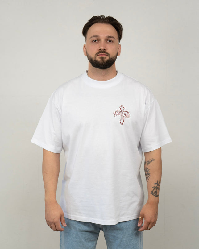 BLESSED - TEE - WHITE - Crossed Paths