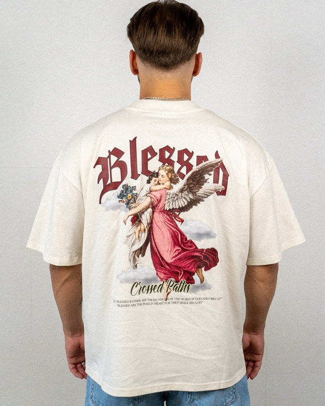 BLESSED - TEE - CREAM