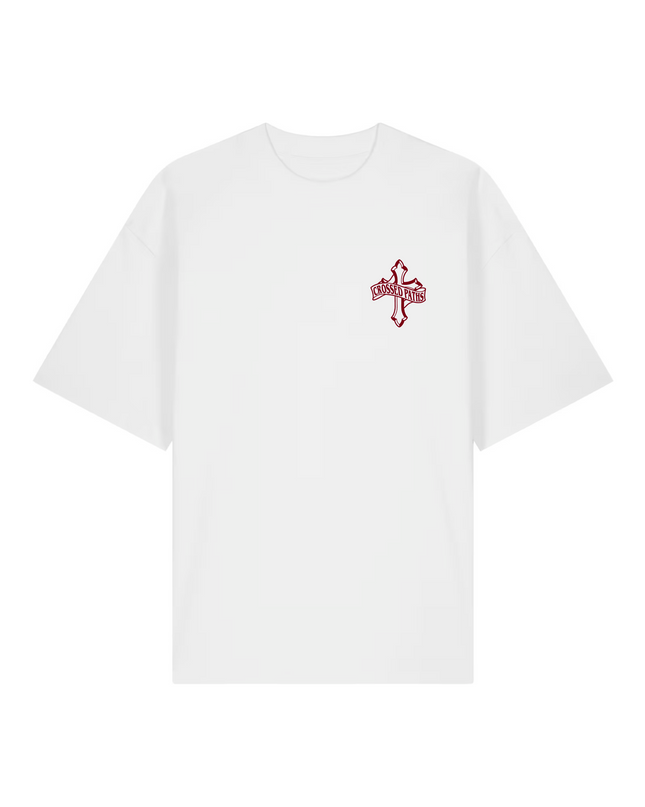 BLESSED - TEE - WHITE - Crossed Paths
